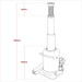 Viking Viking Telescopic Bottle Jack 12 Tonne PTBJ12S Viking - Dynamic Drive