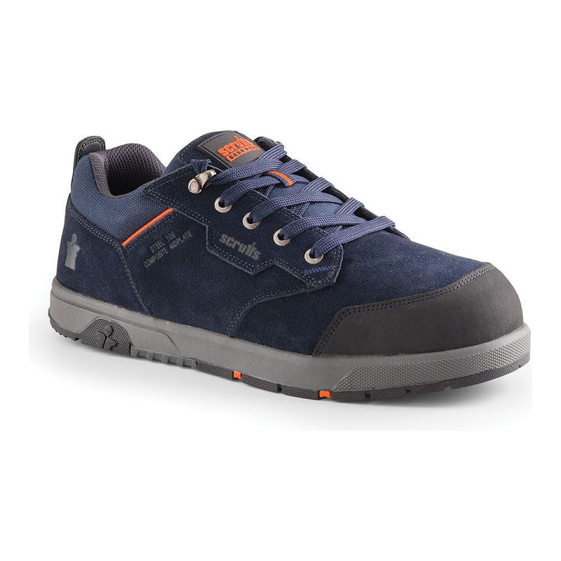 Scruffs Halo 3 Safety Trainers Navy Size 7 / 41 Scruffs - Dynamic Drive
