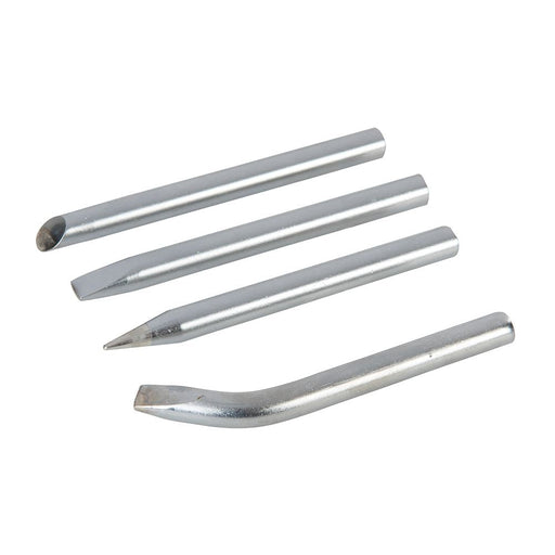Silverline Soldering Iron Tips Set 4pce 100W Silverline - Dynamic Drive