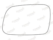Summit Stick-On Anti Dazzle Mirror Glass fits Peugeot 407 04 on LHS Summit - Dynamic Drive