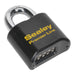 Sealey Steel Body Combination Padlock 62mm PL603 Sealey - Dynamic Drive