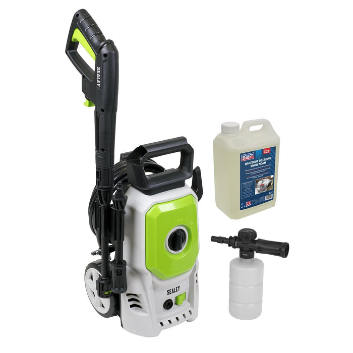 Sealey Pressure Washer with Snow Foam 100bar 390L/hr PW1610COMBO Sealey - Dynamic Drive