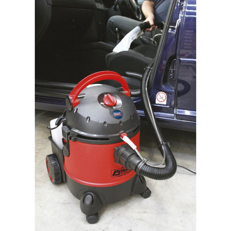 Sealey Valeting Machine Wet & Dry with Accessories 20L 1250W/230V PC310 Sealey - Dynamic Drive