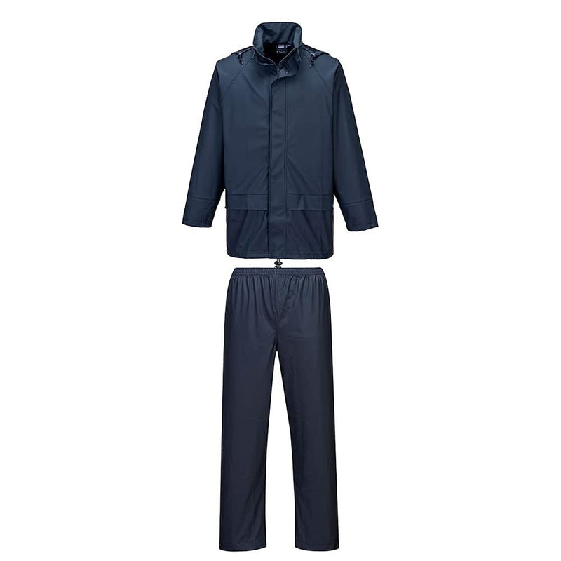 Portwest Sealtex Essential Rain Suit (2 Piece) - Navy - Large Portwest - Dynamic Drive