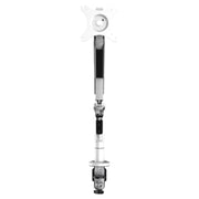 Dellonda Adjustable Single Monitor Arm with 360 Rotation - White DH26 Dellonda - Dynamic Drive