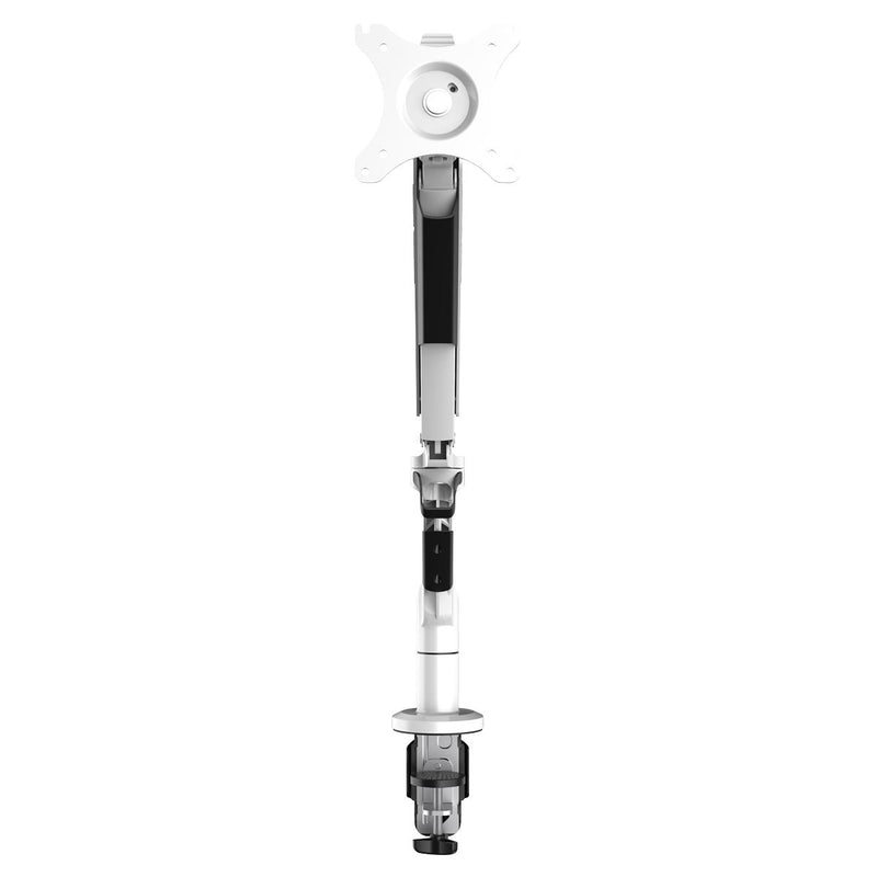 Dellonda Adjustable Single Monitor Arm with 360 Rotation - White DH26 Dellonda - Dynamic Drive