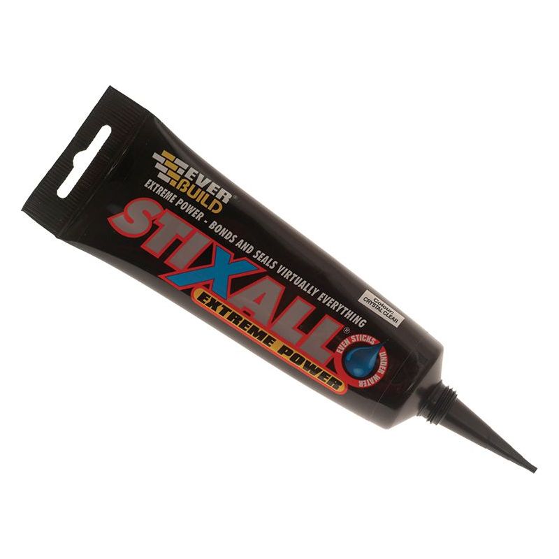 Everbuild Sika Stixall Extreme Power Easi Squeeze Crystal Clear 80ml Everbuild Sika - Dynamic Drive