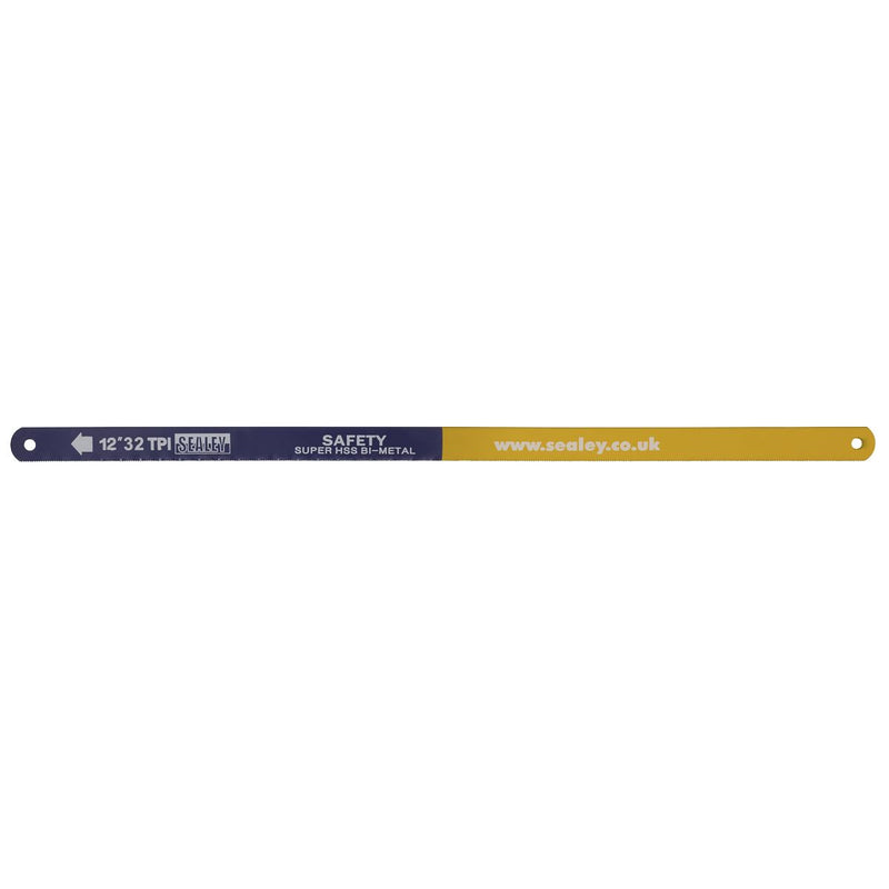 Sealey Hacksaw Blade 300mm HSS Bi-Metal 32tpi Pack of 5 HSB0532 Sealey - Dynamic Drive