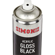 6x Simoniz Large Gloss Black Acrylic Aerosol Auto Car Spray Paint 500ml SIMP15D Simoniz - Dynamic Drive