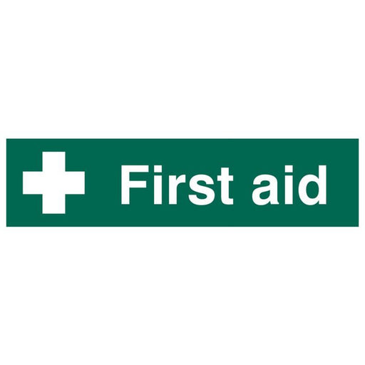 Scan First Aid - PVC Sign 200 x 50mm Scan - Dynamic Drive