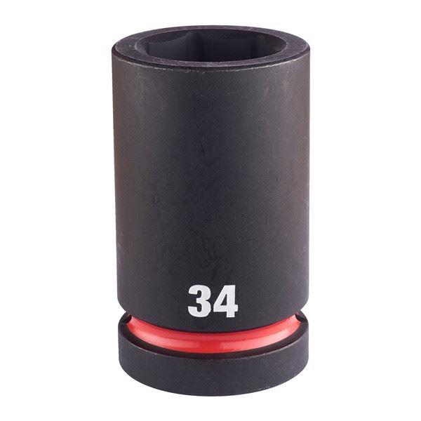 Milwaukee Hex Socket Shw 1In Deep 34mm-1Pc 34mm Milwaukee - Dynamic Drive