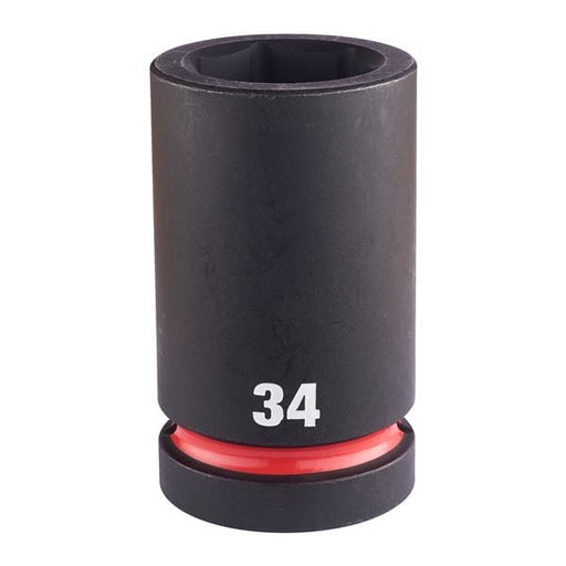 Milwaukee Hex Socket Shw 1In Deep 34mm-1Pc 34mm Milwaukee - Dynamic Drive