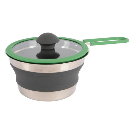 Bo-Camp Steel Pan with Lid Foldable Silicon 1.3 Litre Bo-Camp - Dynamic Drive