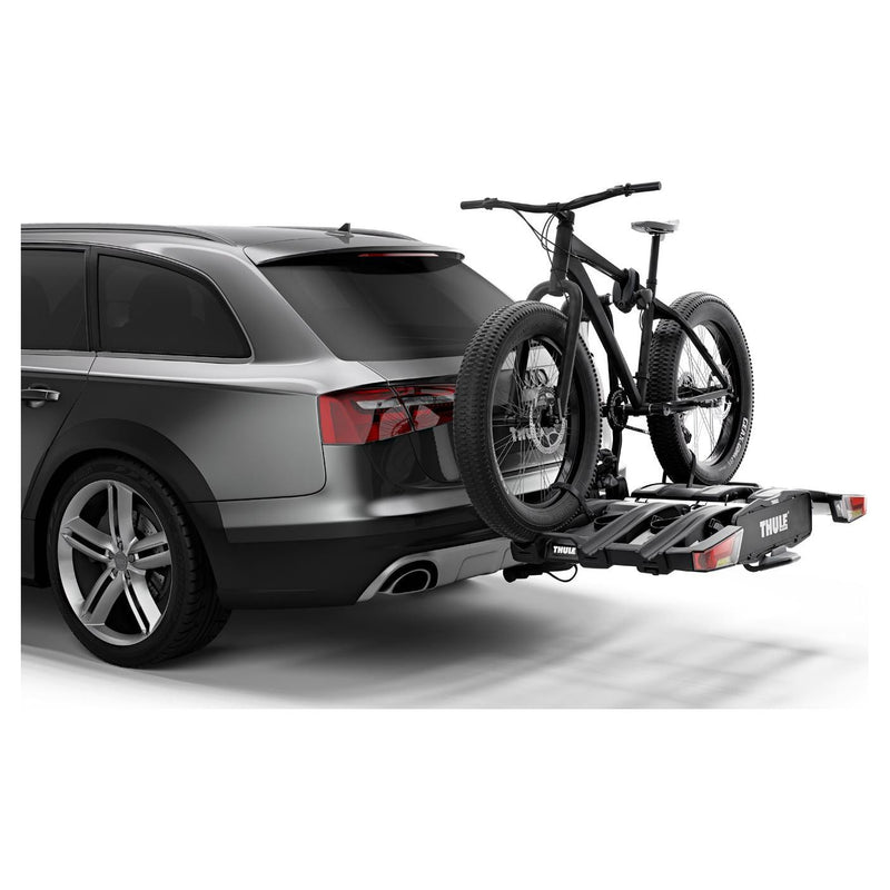 Thule EasyFold XT three-bike platform towbar bike rack black/aluminium Towbar Bike Rack Thule - Dynamic Drive