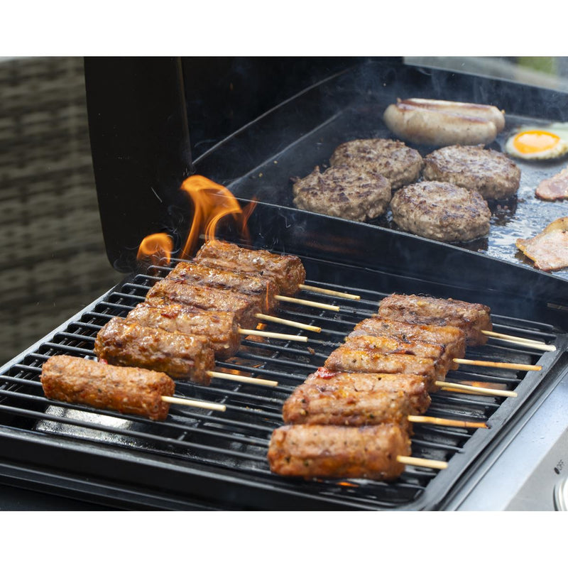 Dellonda 3 Burner Stainless Steel Portable Gas Plancha/Grill 8.5kW Dellonda - Dynamic Drive