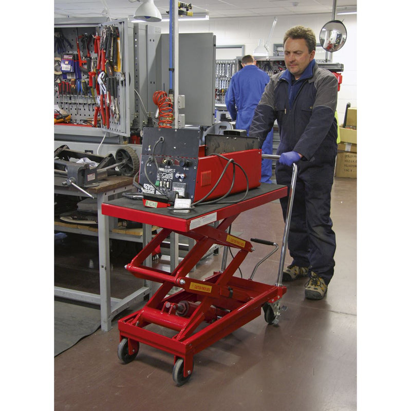 Sealey Hydraulic Platform Truck 300kg High Lift HPT400H Sealey - Dynamic Drive