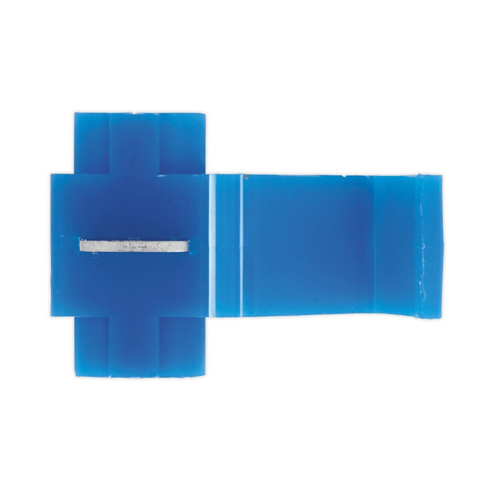 Sealey Quick Splice Connector Blue Pack of 100 QSPB Sealey - Dynamic Drive
