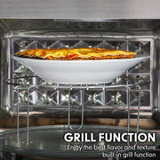 Baridi Integrated Microwave Oven with Grill 25L Capacity 900W - Black Baridi - Dynamic Drive