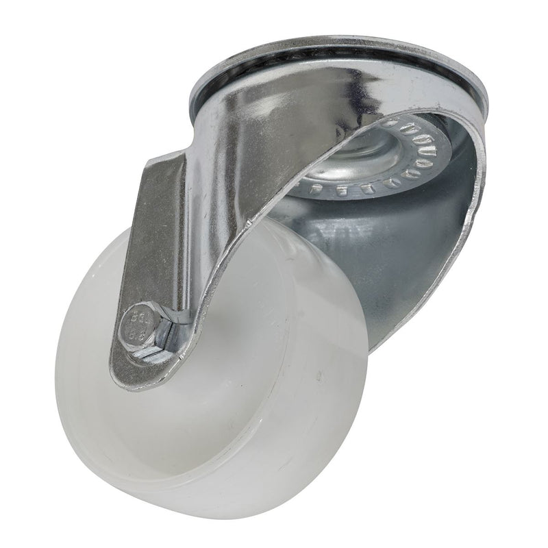 Sealey Castor Wheel Bolt Hole Swivel80mm SCW480SB Sealey - Dynamic Drive