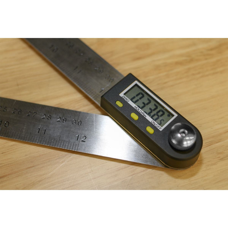 Sealey Digital Angle Rule 300mm(12") AK7300 Sealey - Dynamic Drive