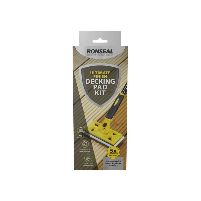 Ronseal Ultimate Finish Decking Pad Kit Ronseal - Dynamic Drive