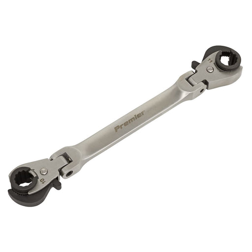 Sealey Brake Pipe Spanner Ratcheting 10 & 11mm VS0347 Sealey - Dynamic Drive
