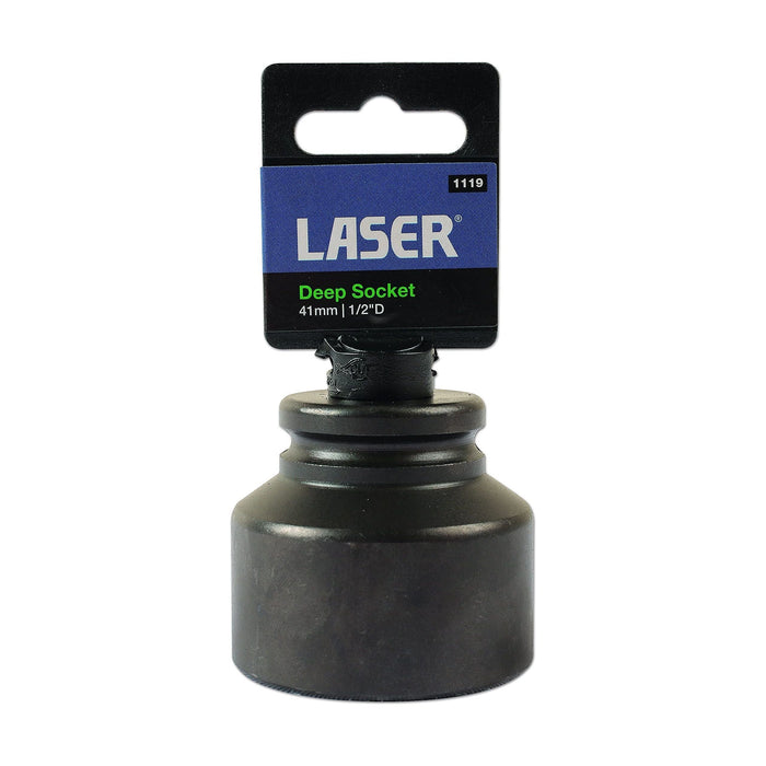 Laser Impact Socket 1/2"D 41mm 1119 Laser - Dynamic Drive