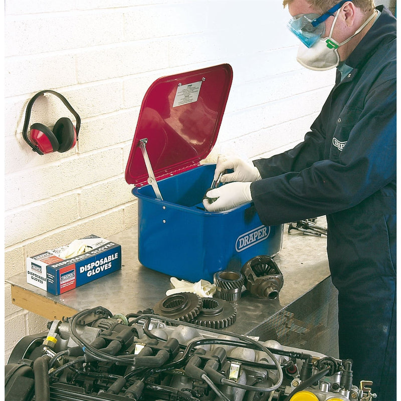 Draper 230V Bench-Mounted Parts Washer, 12L 37826 Draper - Dynamic Drive