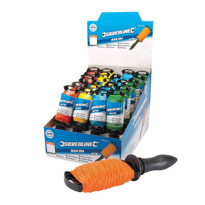 Silverline Spooled Brick Line 100m Silverline - Dynamic Drive