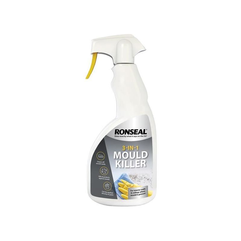 Ronseal 3-in-1 Mould Killer Trigger Spray 500ml Ronseal - Dynamic Drive
