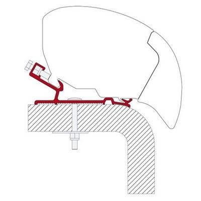 98655-936 ADAPTOR HYMER 400 Fiamma  - Dynamic Drive
