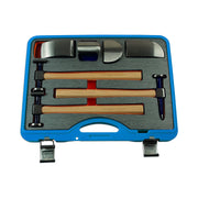 Power-Tec Body Hammer And Dolly Set 7pc 92437 Laser - Dynamic Drive