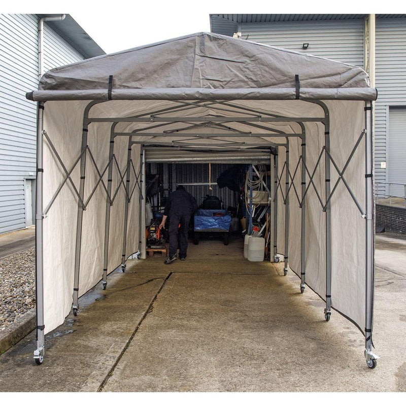 Sealey Extending Steel Garage Extension 2.5 x 4.5 x 2.5m FGE01 Sealey - Dynamic Drive