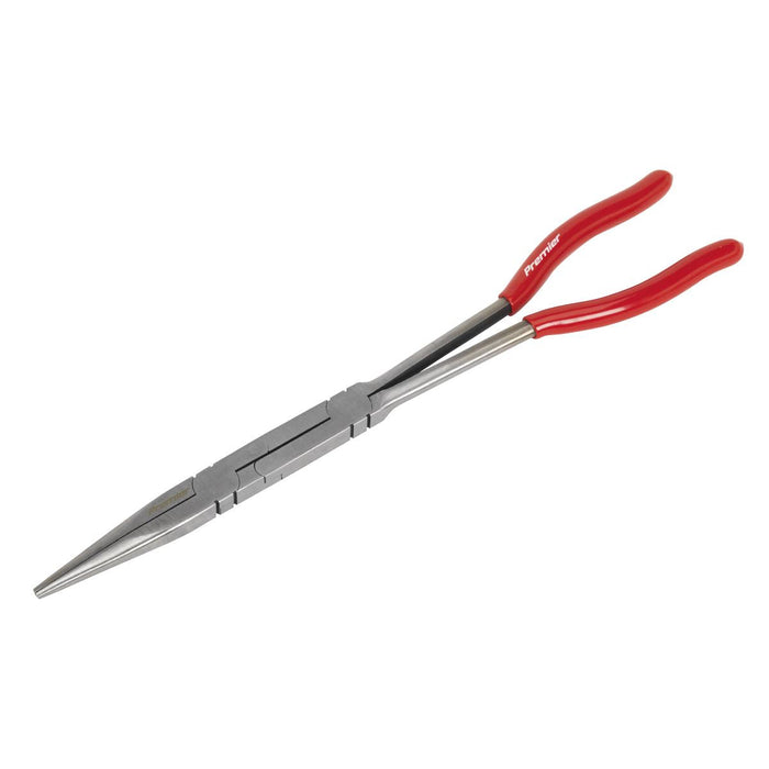Sealey Needle Nose Pliers Double Joint Long Reach 335mm AK8591 Sealey - Dynamic Drive