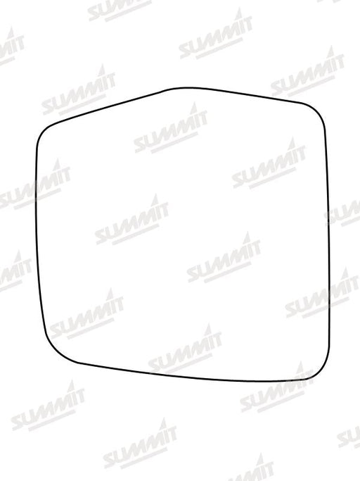 Summit Stick-On Standard Mirror Glass fits Citroen Jumpy LHS Summit - Dynamic Drive