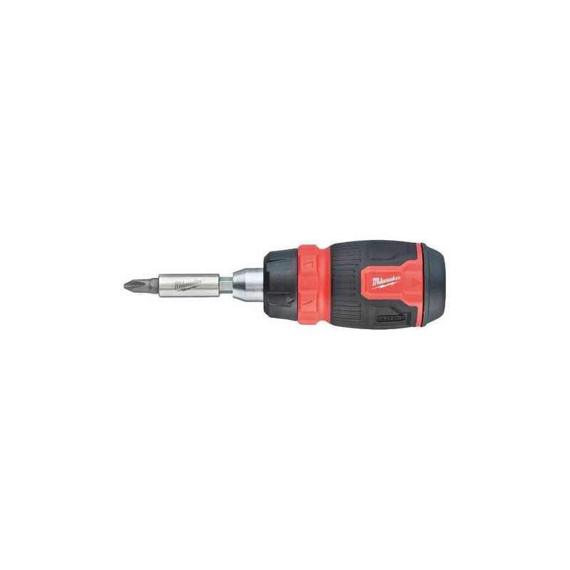 Milwaukee 8 In 1 Ratch Multi Bit Screwdriver 4932480581 Milwaukee - Dynamic Drive