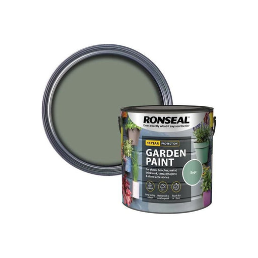 Ronseal Garden Paint Sage 2.5 litre Ronseal - Dynamic Drive