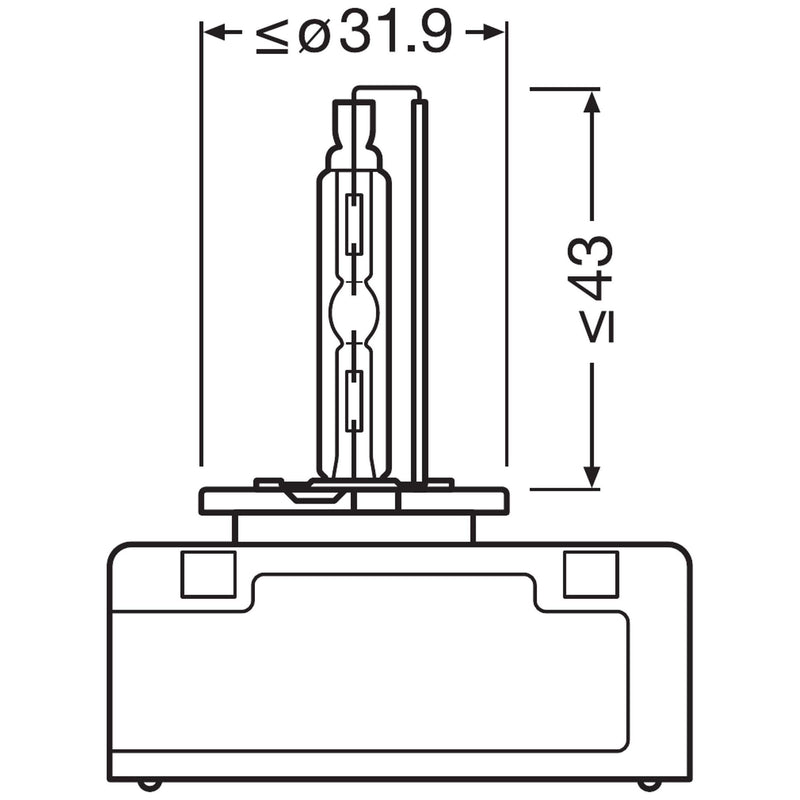 Osram 66540 XENARC Original D5S, Headlight, Xenon Bulb, Folding Box (1 lamp) Osram - Dynamic Drive