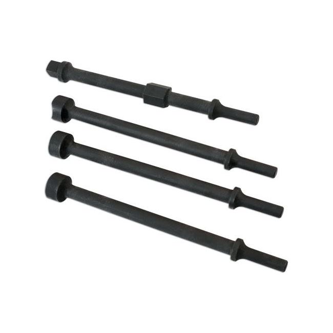 Laser Vibro Air Chisel Set 4pc 6677 Laser - Dynamic Drive