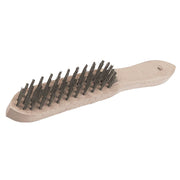 Silverline Heavy Duty Wire Brush 4 Row PB15 Silverline  - Dynamic Drive