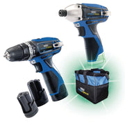 Draper Storm Force 10.8V Power Interchange Drill and Driver Twin Kit, 3 x 1.5Ah Draper - Dynamic Drive