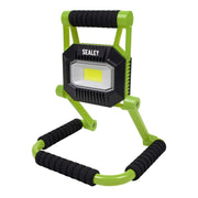 Sealey LEDFL10W R/Charge Portable Fold Flat Floodlight 10W COB LED Li-ion Sealey  - Dynamic Drive