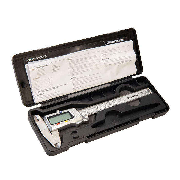 Silverline Digital Vernier Caliper 150mm Silverline - Dynamic Drive