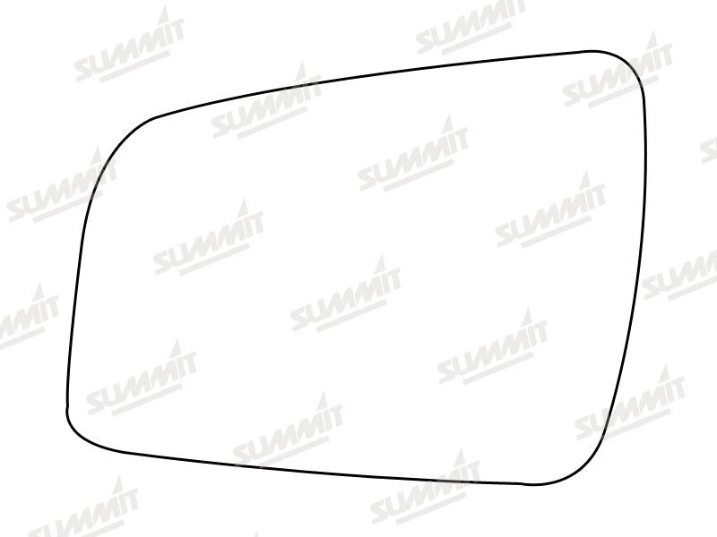 Summit Stick-On Aspheric Mirror Glass fits Vauxhall Zafira 10 on LHS Summit - Dynamic Drive