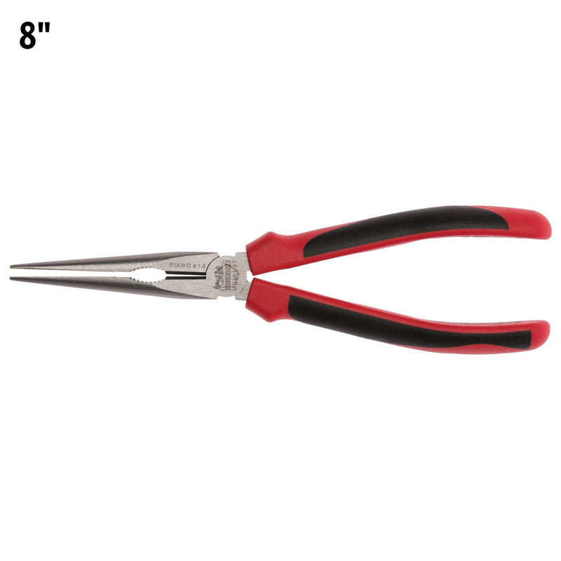 Teng Tools Long Nose Plier TPR Grip 205mm Teng Tools - Dynamic Drive