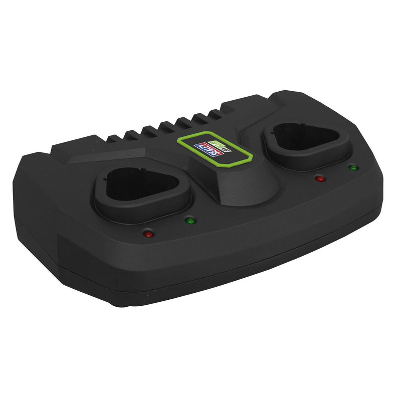 Sealey Fast Charge Dual Battery Charger for 10.8V SV10.8 Series CP108VMC2 Sealey - Dynamic Drive