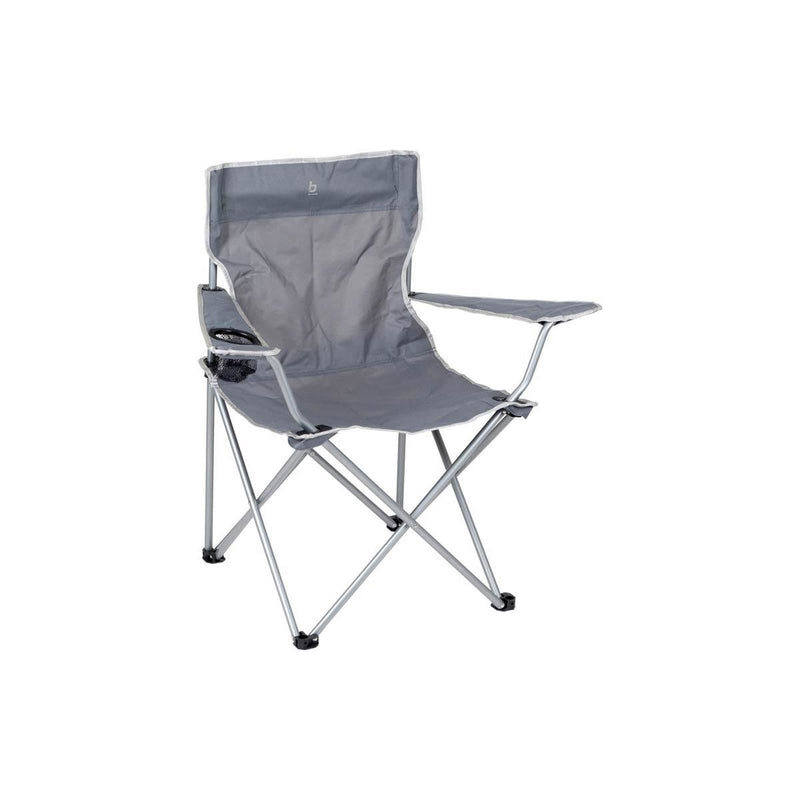 Bo-Camp Folding Chair Compact Steel Grey Bo-Camp - Dynamic Drive