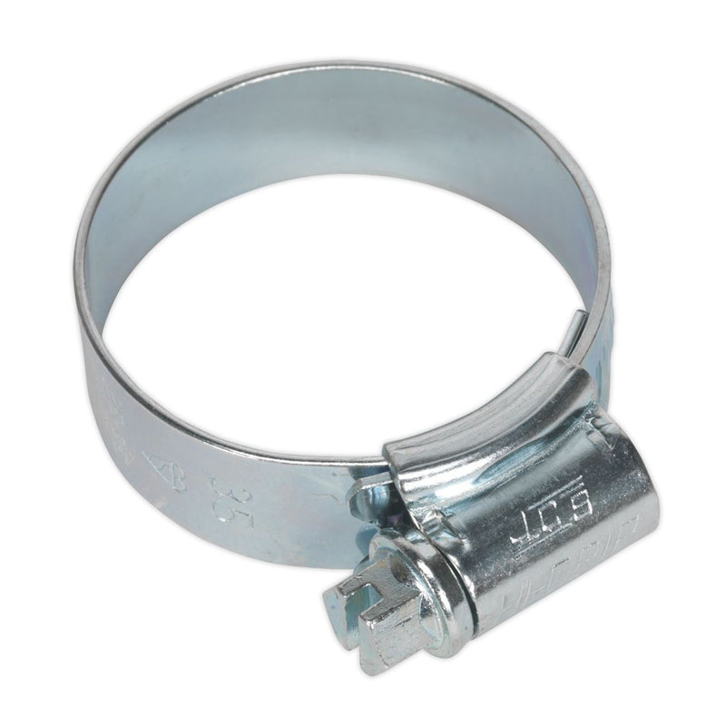 Sealey HI-GRIP Hose Clip Zinc Plated 25-35mm Pack of 20 HCJ1 Sealey  - Dynamic Drive