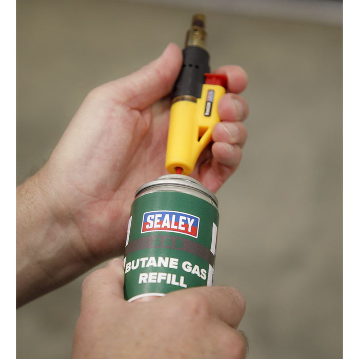 Sealey Butane Gas Charger 200ml Single SCS035S Sealey  - Dynamic Drive