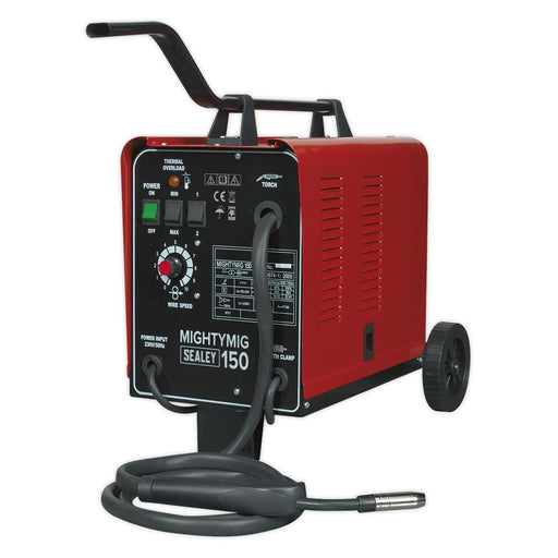 Sealey Professional Gas/No-Gas MIG Welder 150Amp 230V MIGHTYMIG150 Sealey  - Dynamic Drive